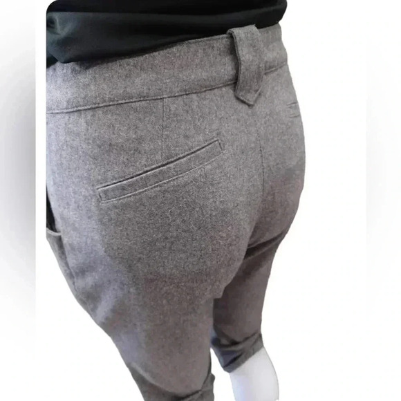Free  Bird Collection Wool Blend Grey Capri Size 26 - Picture 6 of 12